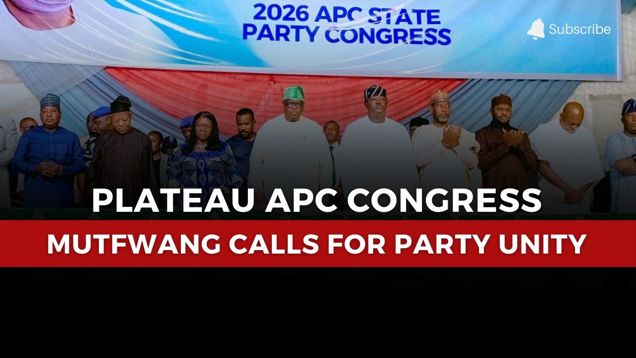 Plateau APC Holds State Congress, Mutfwang Calls for Party Unity