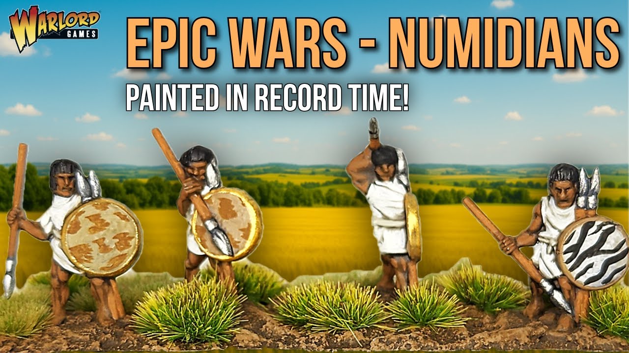 Numidian Skirmishers | Hail Caesar Epic Battles | Punic Wars - Warlord Games - Part 4