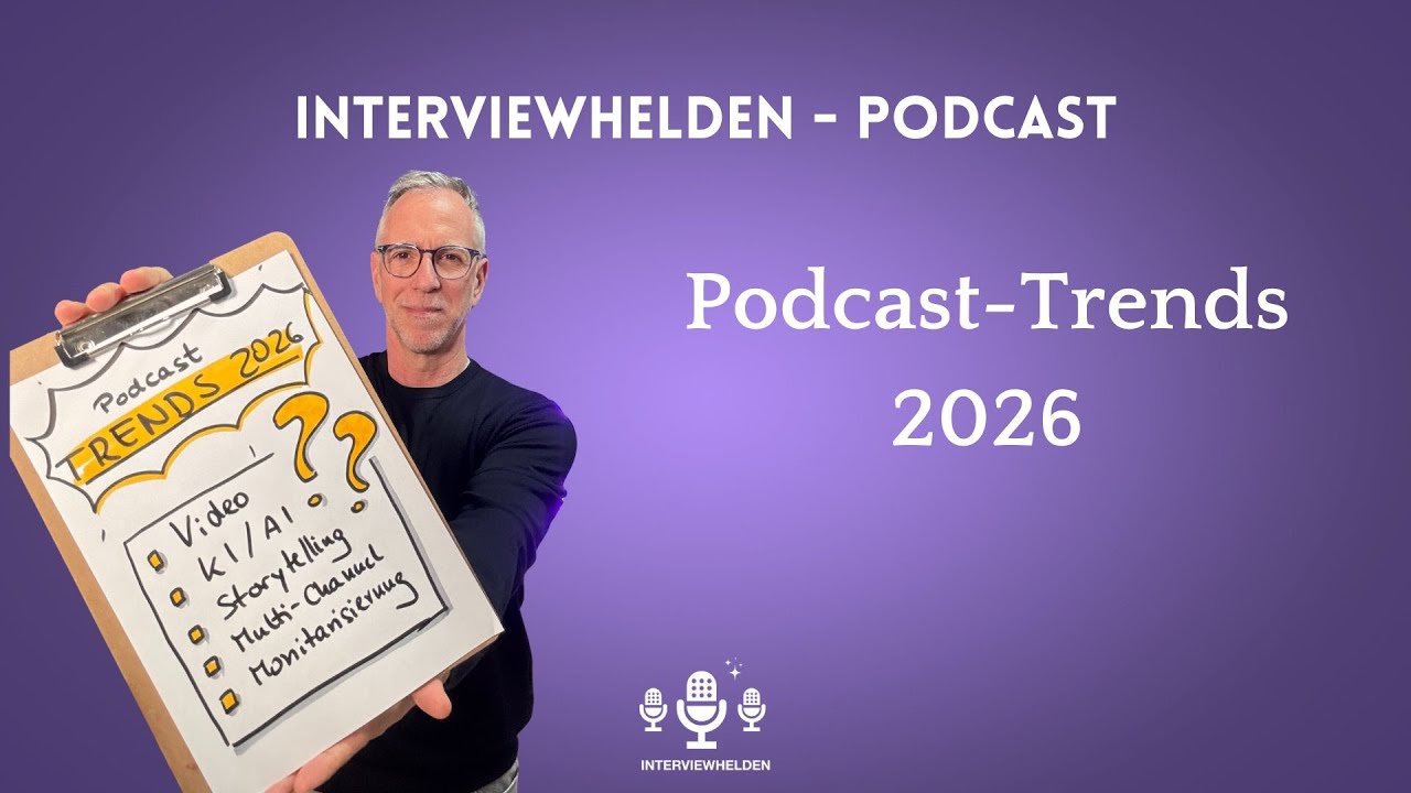 Podcast Trends 2026 - Was wirklich für deinen Podcast im neuen Jahr wichtig ist.