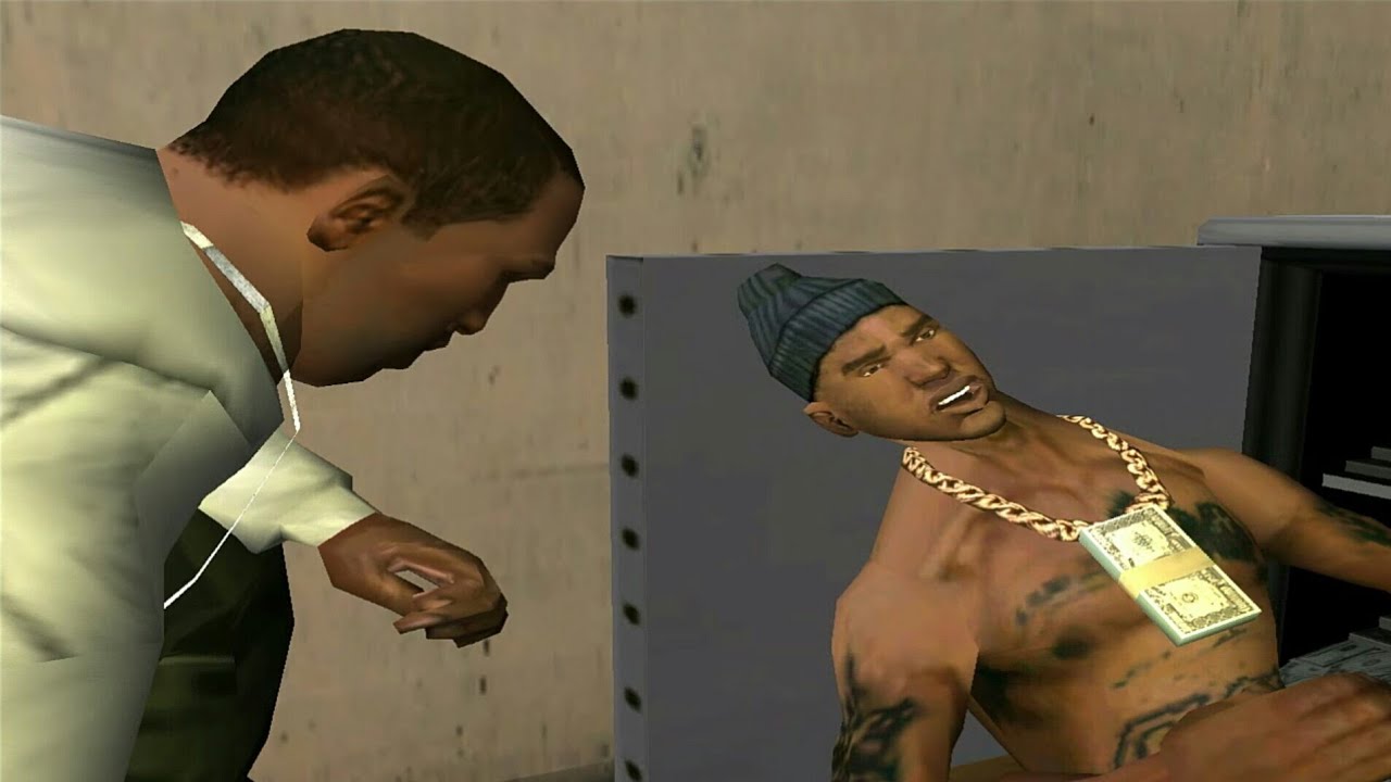GTA San Andreas CJ Kill OG Loc in the mission 