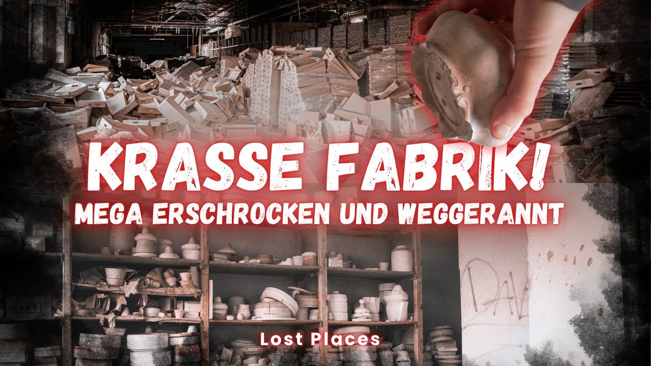 Verlassene Fabrik voller Schätze! Flucht & Schreckmoment | Lost Place