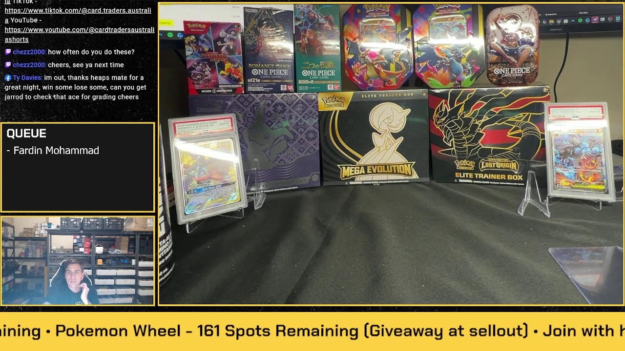 🇦🇺 LIVE Rip N Ship 🔥 Pokémon & One Piece Wheels + Multiple Giveaways!