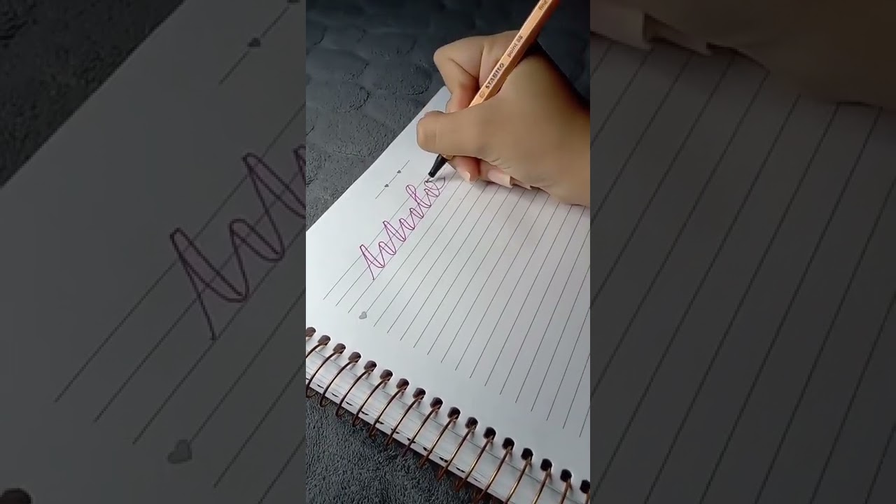 Como fazer um fake lettering - Study by Bia