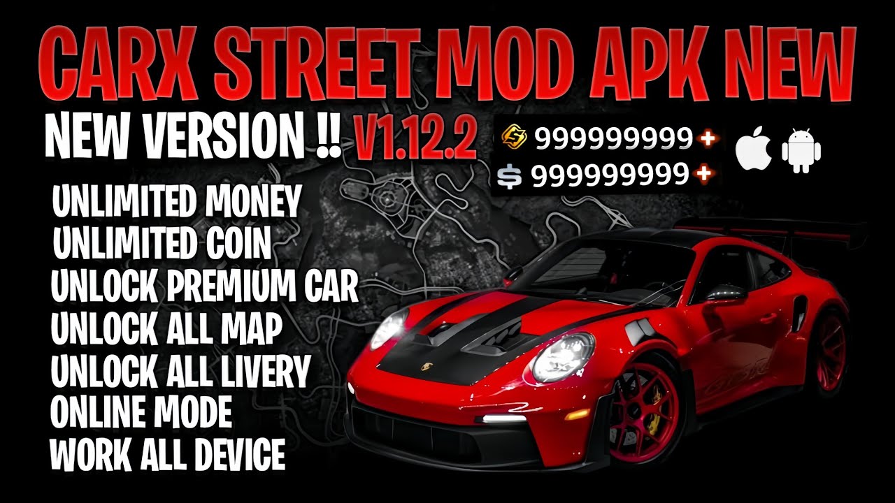 ОБНОВЛЕНИЕ‼️CarX Street Mod Apk 1.12.2 Геймплей - Скачать CarX Street Mod Android и iOS 2025🤩🔥