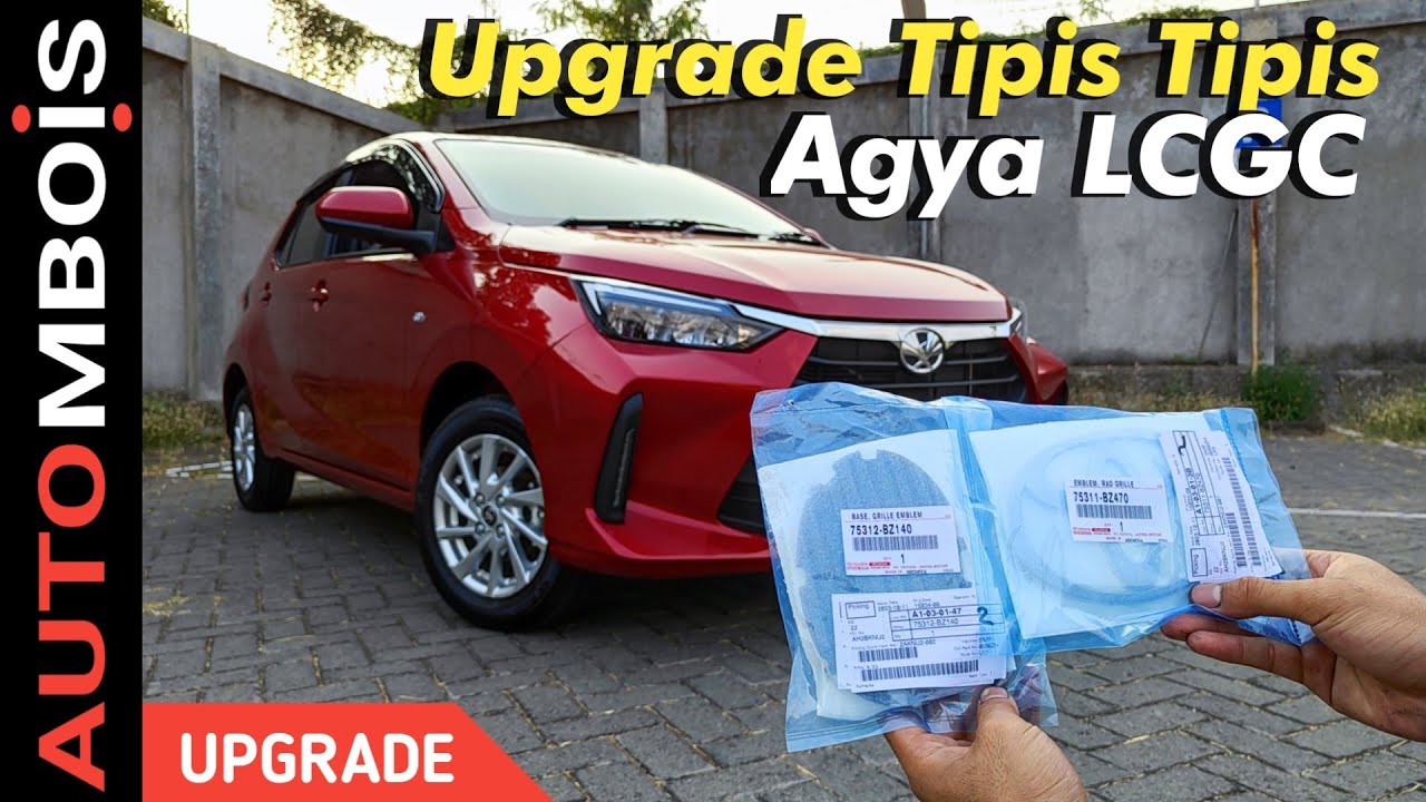 Ganti Emblem Toyota Agya 2023 - 2024 Modal 100 ribu aja ! (GARANSI TETAP AMAN)