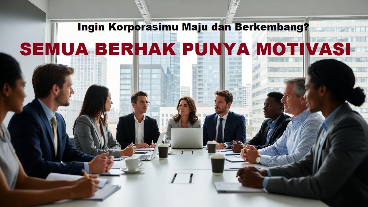 Ingin Korporasimu Maju dan Berkembang? SEMUA BERHAK PUNYA MOTIVASI