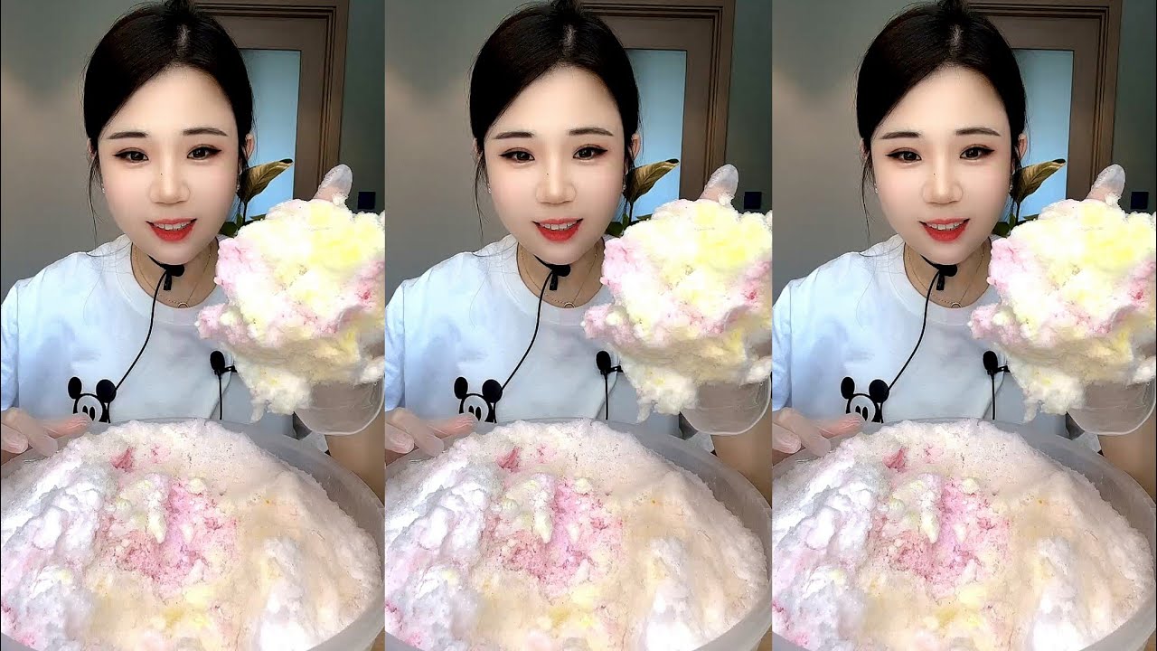 ASMR SHAVED ICE EATING YY