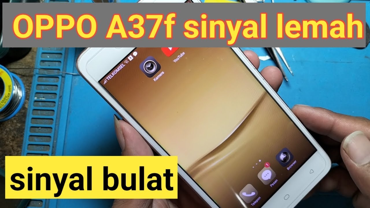 sinyal lemah OPPO A37f / bulat saja