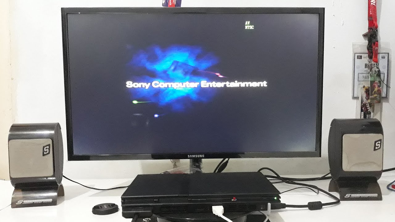 Main Game MotoGP Playstation 2 di TV LED