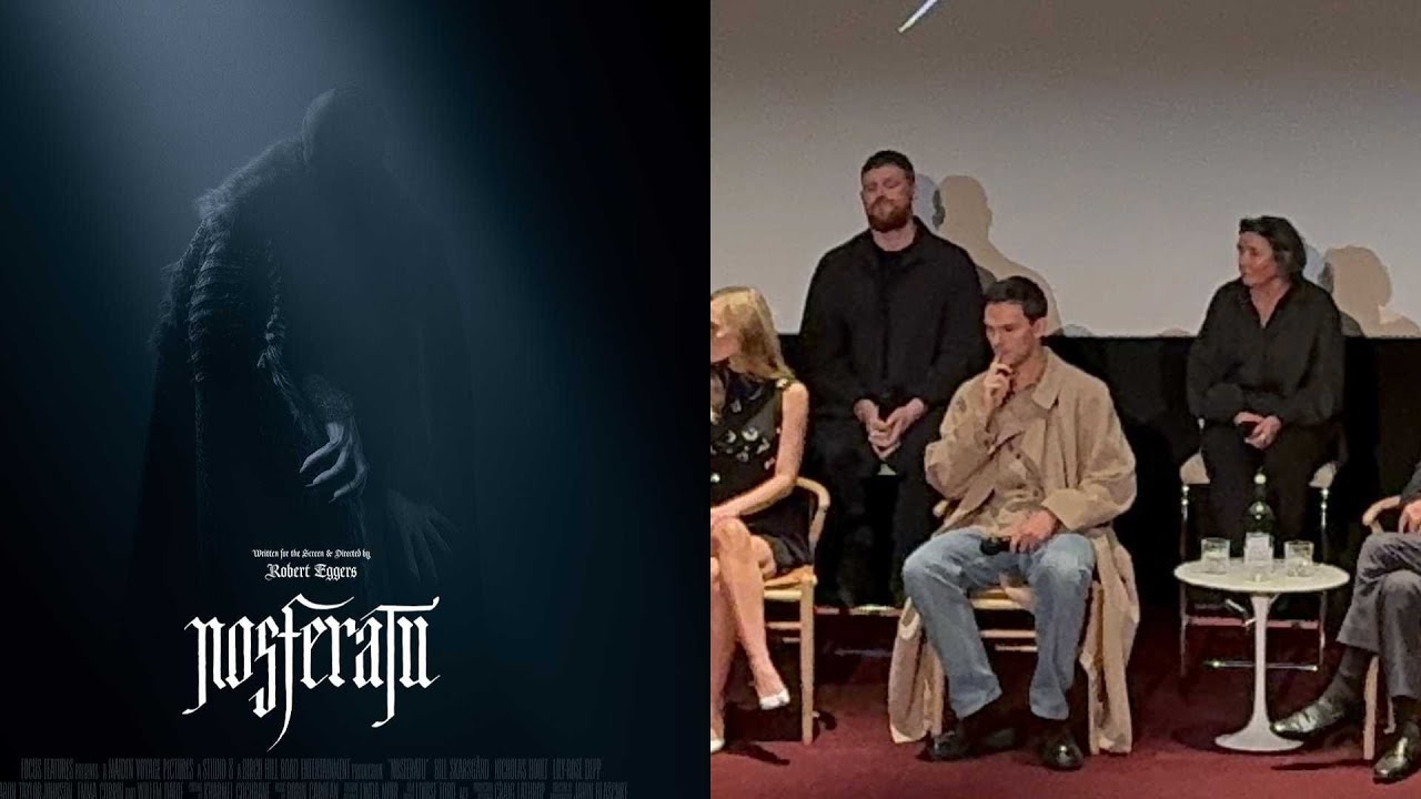 Nicholas Hoult on the script, and how he prepared for his role in the film? - Nosferatu 2024 Q&A