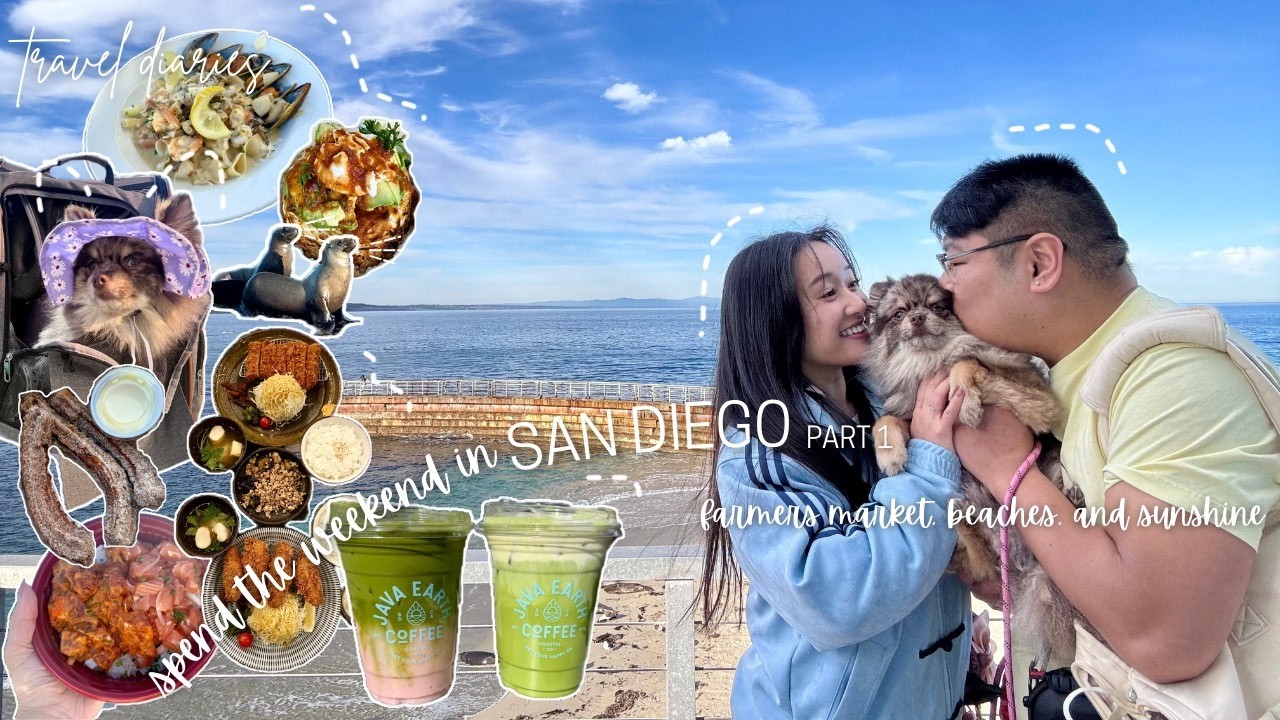 farmers market, beaches, and sunshine ☀️ | eating our way around San Diego part 1