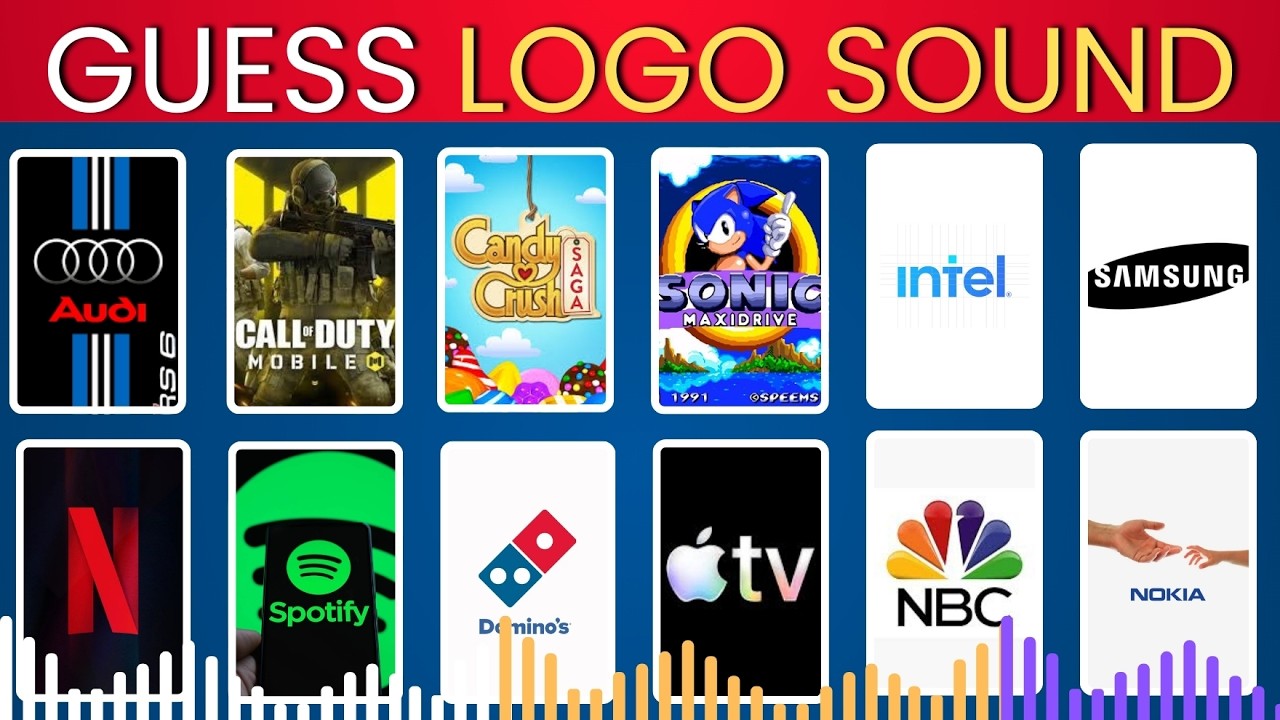 Guess The Logo Sound 💥🔊| McDonald's, Netflix, Apple🍎,Audi ,Spotify , 20 🔥 Ultimate logos quiz
