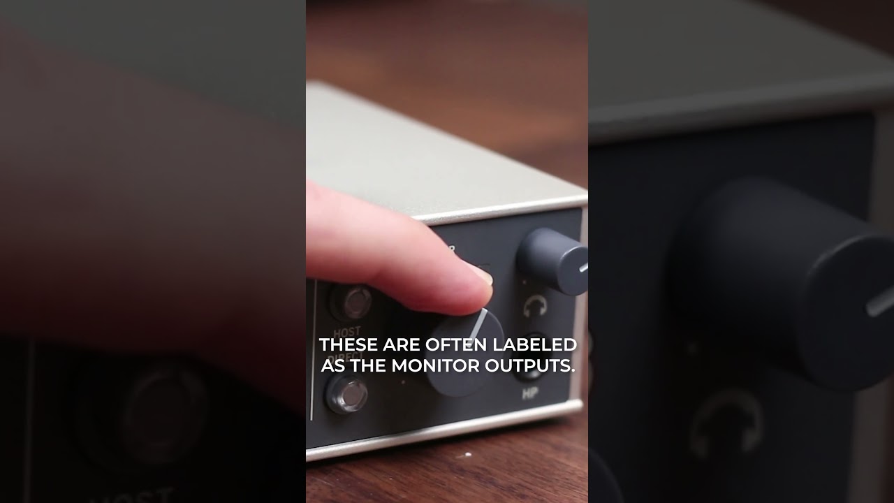 Audio Interface 101: Monitor Outputs