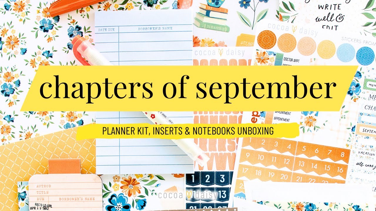 What’s Inside the September 2025 Planner Kit by Cocoa Daisy?