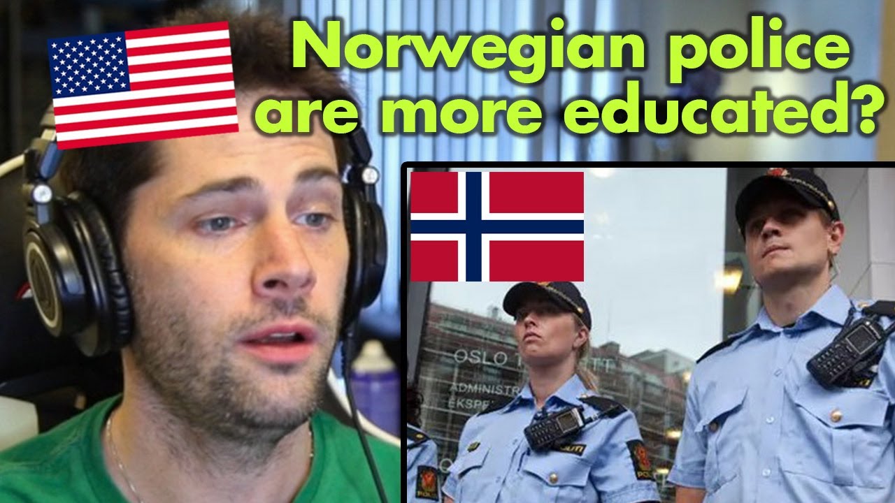 American Reacts to Norwegian Police vs. American Police