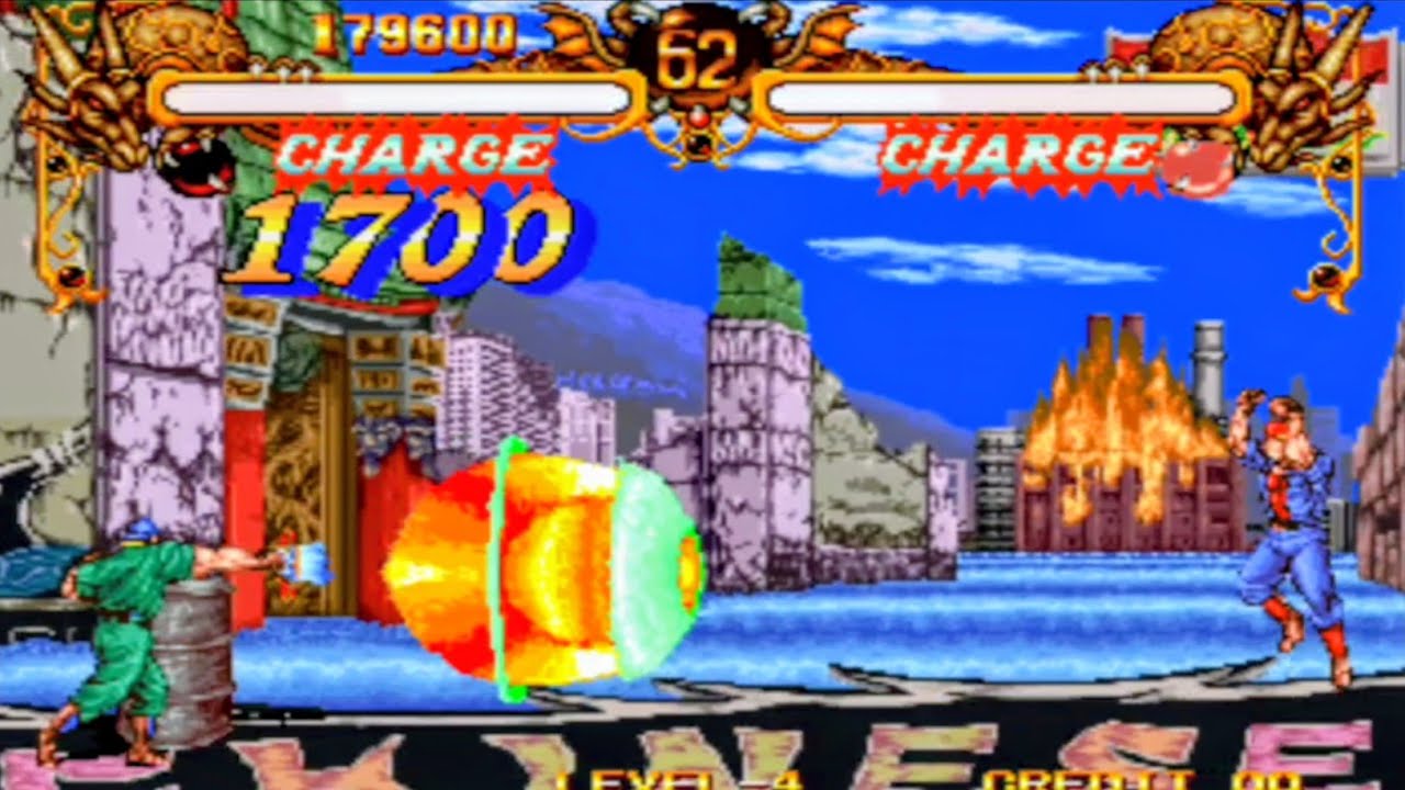 Double Dragon - DULTON arcade 1995 neo geo fighting game