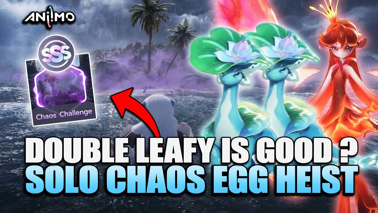 Crazy Irisalis Team with Double Leafy for Solo Chaos Egg Heist | Full Run with Builds | Aniimo