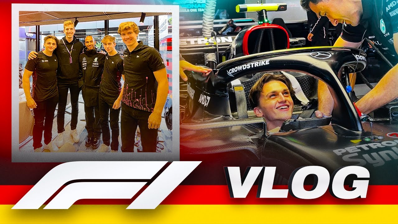 ICH WAR IN LEWIS HAMILTONS F1 AUTO 🤩 BELGIEN GP VLOG!