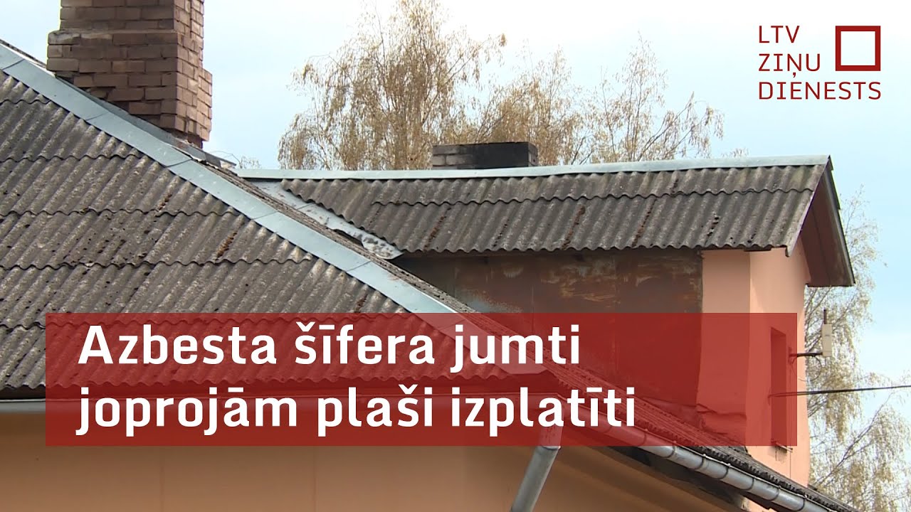 Azbesta šīfera jumti joprojām plaši izplatīti