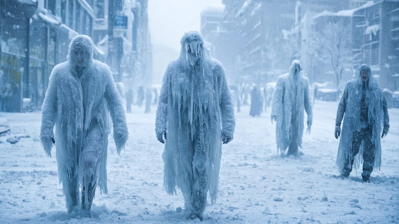 Temperatura Pământului scade la -150°C în 10 secunde și îngheață oamenii în timp ce merg pe jos
