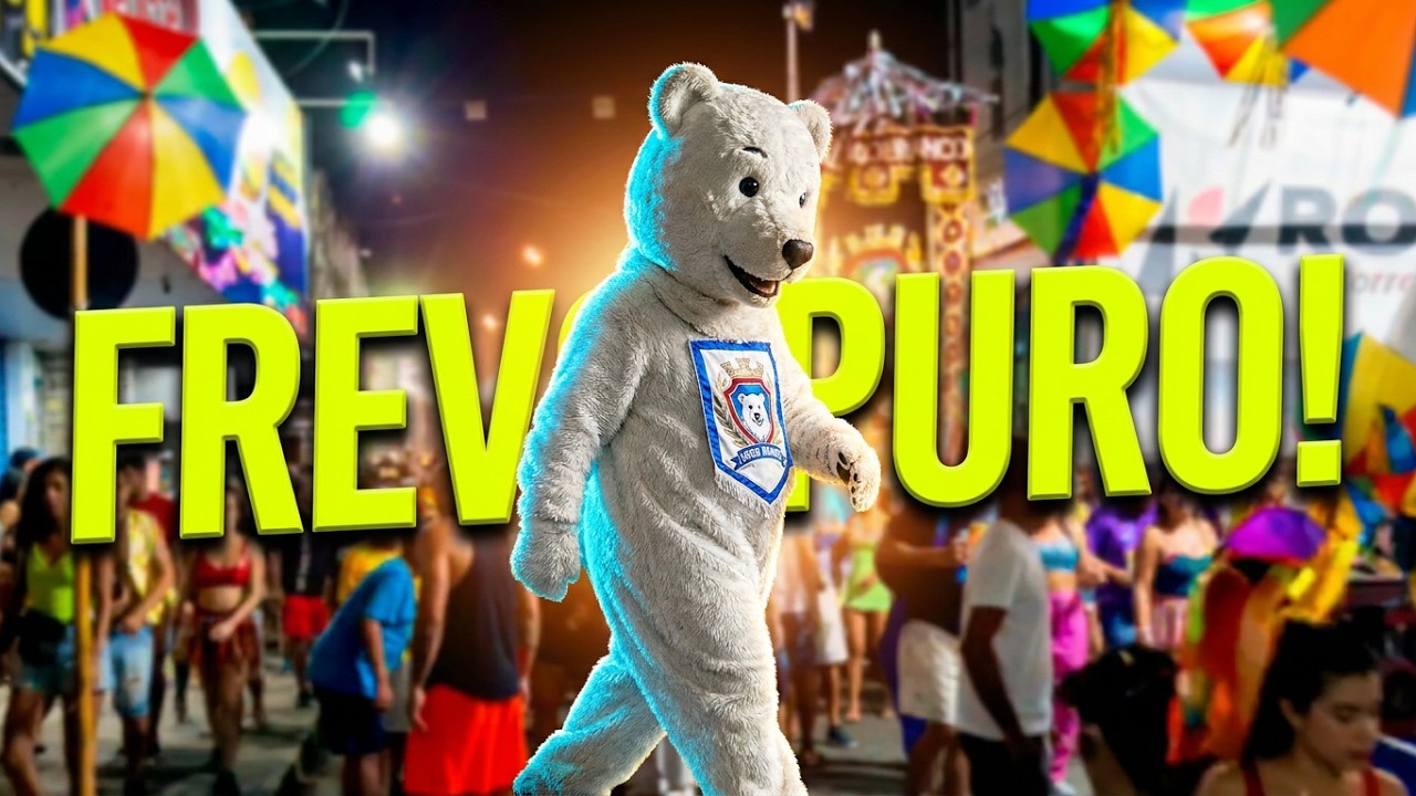 O URSO BRANCO CARNAVAL 2023 E SANTO ANT&Atilde;O PE #carnaval #frevo #blocoderua