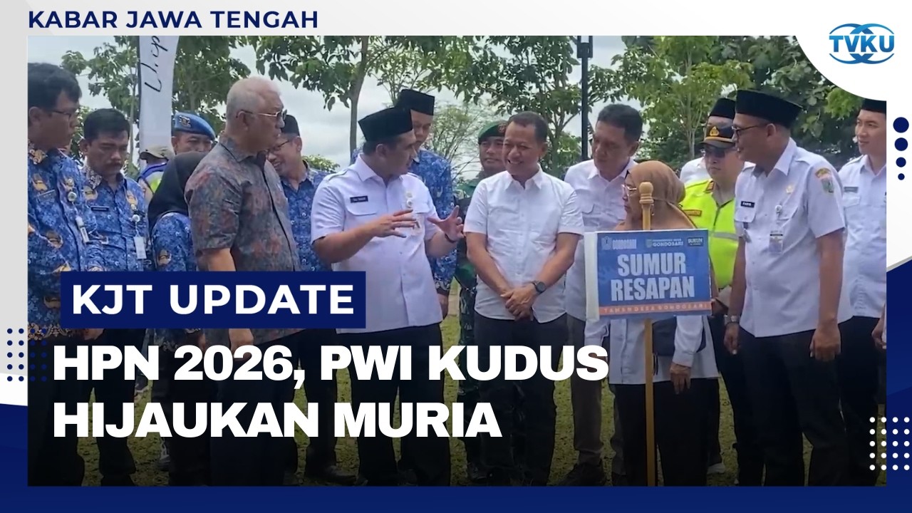 Peringati HPN 2026, PWI Kudus Hijaukan Lereng Muria