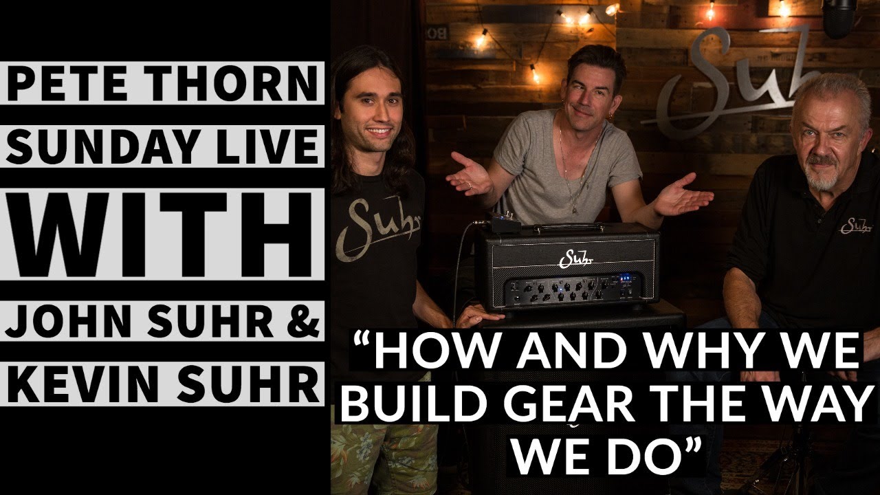 PETE THORN SUNDAY LIVE #115 with JOHN SUHR and KEVIN SUHR