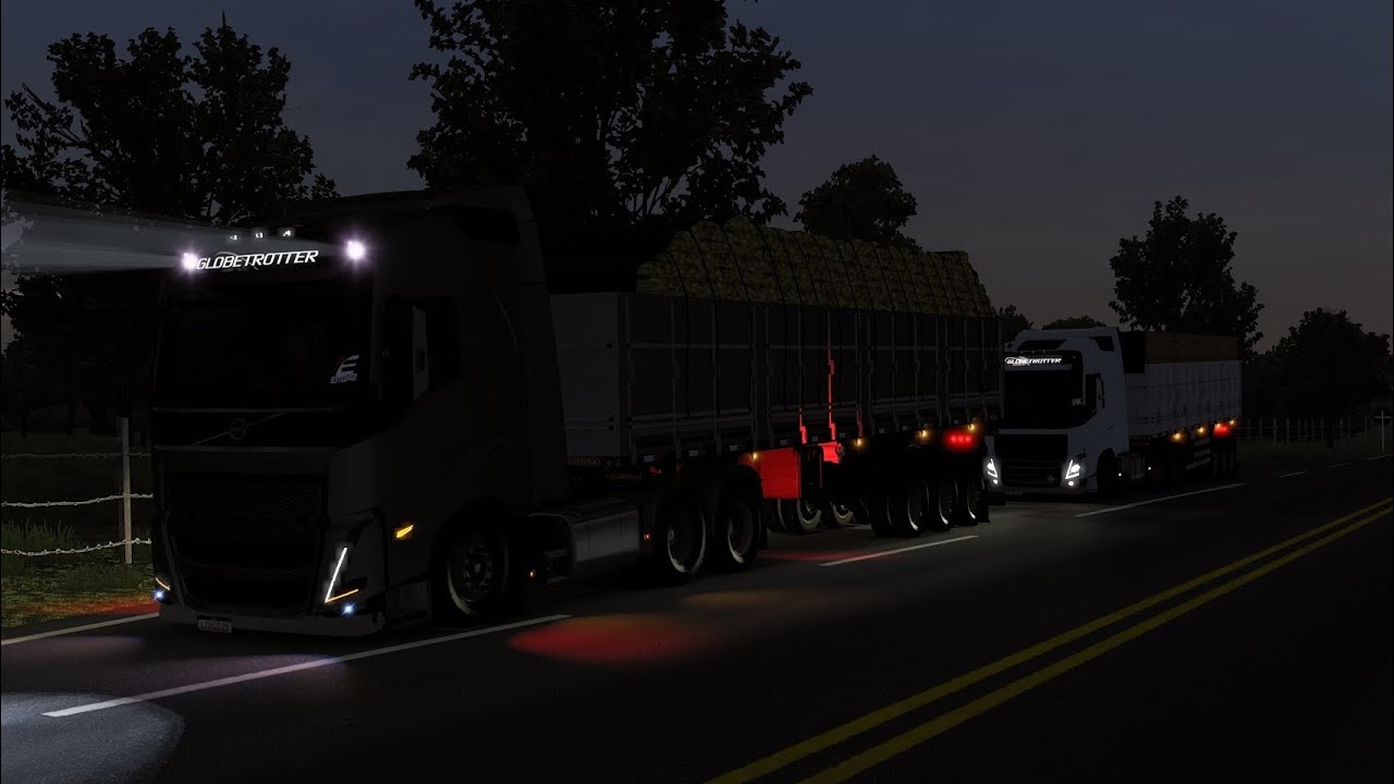 Se jogando com a carreta 3 eixo botando km ets 2 