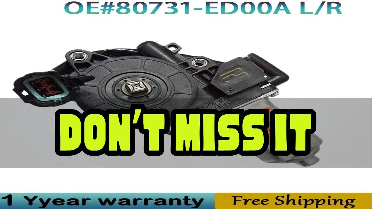 80731-ED00A NEW Window Glass Electric Lifting Motor Front For Left & Right Nissan TIIDA 2005-2010 G