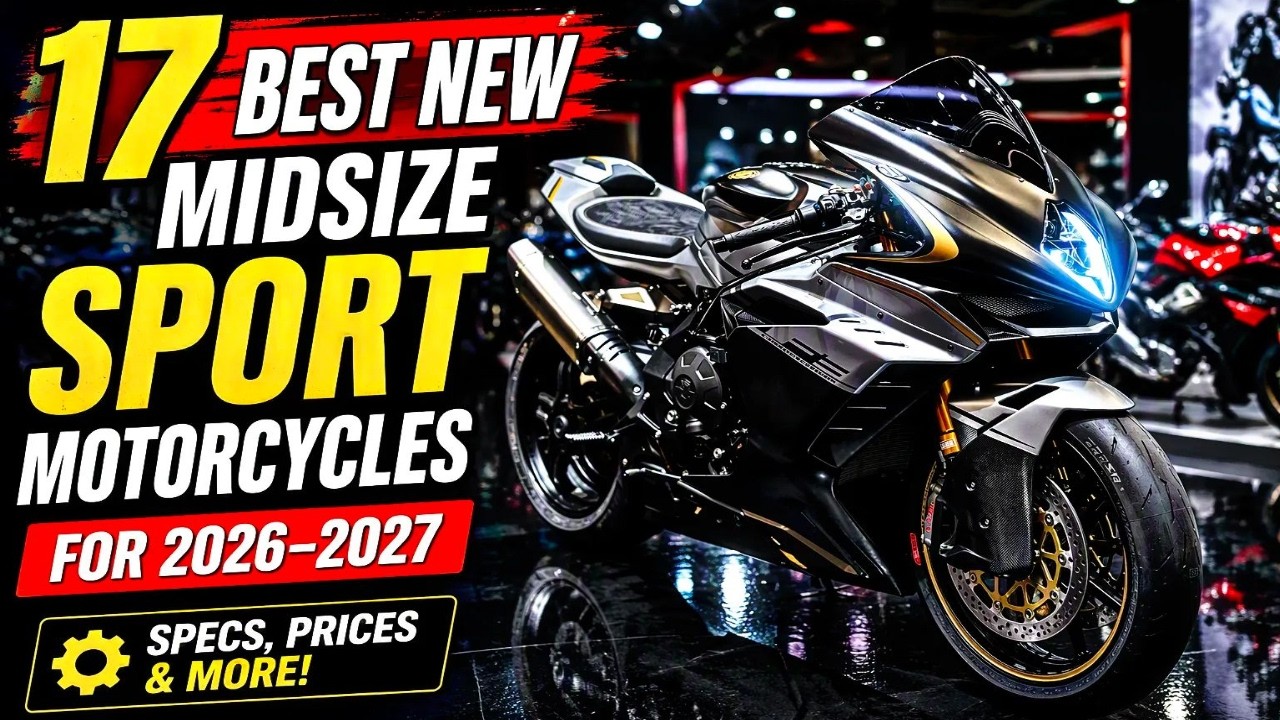 17 Best New Midsize Sport Motorcycles For 2026 2027! Specs, Prices & More!