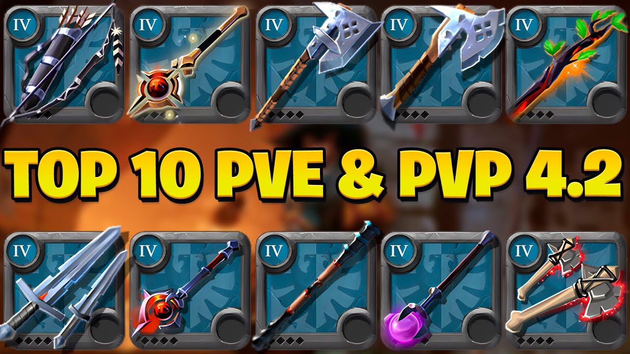 Top 10 PVP and PVE 4.2 SOLO Builds in Albion Online 2025