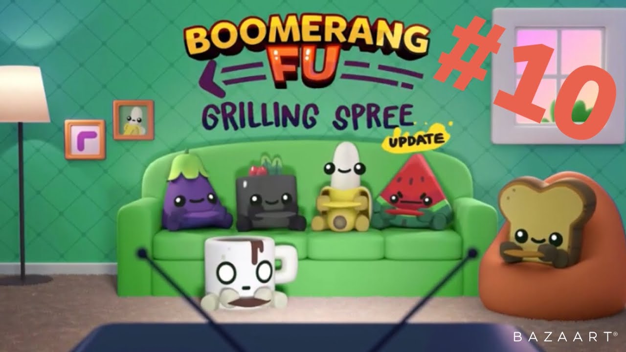Boomerang fu Grilling Spree update gameplay unlocking hats