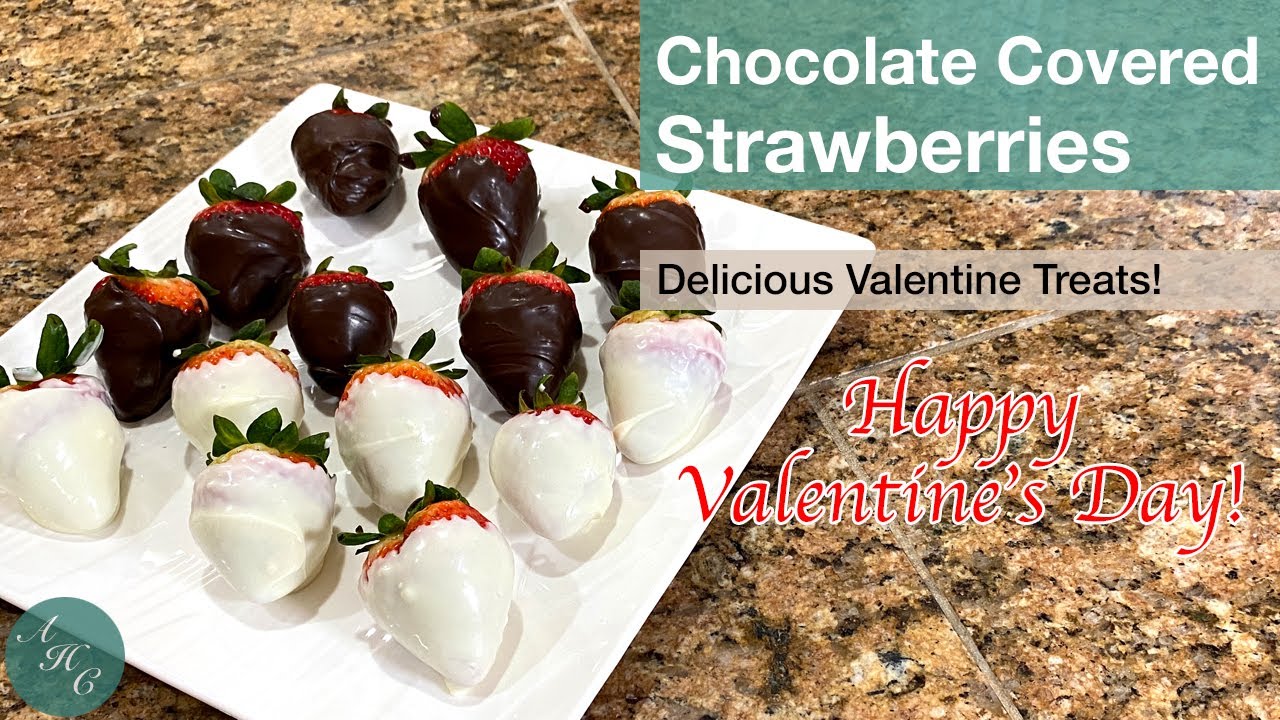 How to Make Chocolate Covered Strawberries Recipe for Valentines Treats