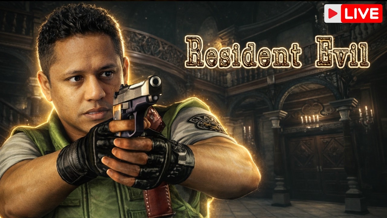 “Agora é a Vez do Chris | Resident Evil Remake | Live 4” - Maratona até o Requiem