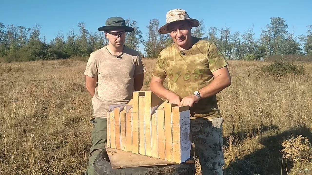 Сайга-МК 5.45х39 пуля НР на 200м - тест на пробой.