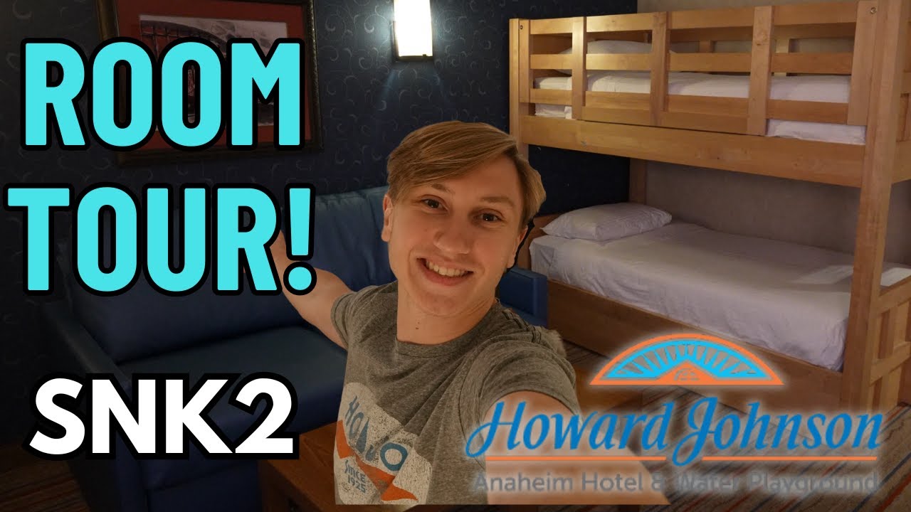 Видеообзор детских номеров в отеле HoJo Anaheim! (Здание 1)