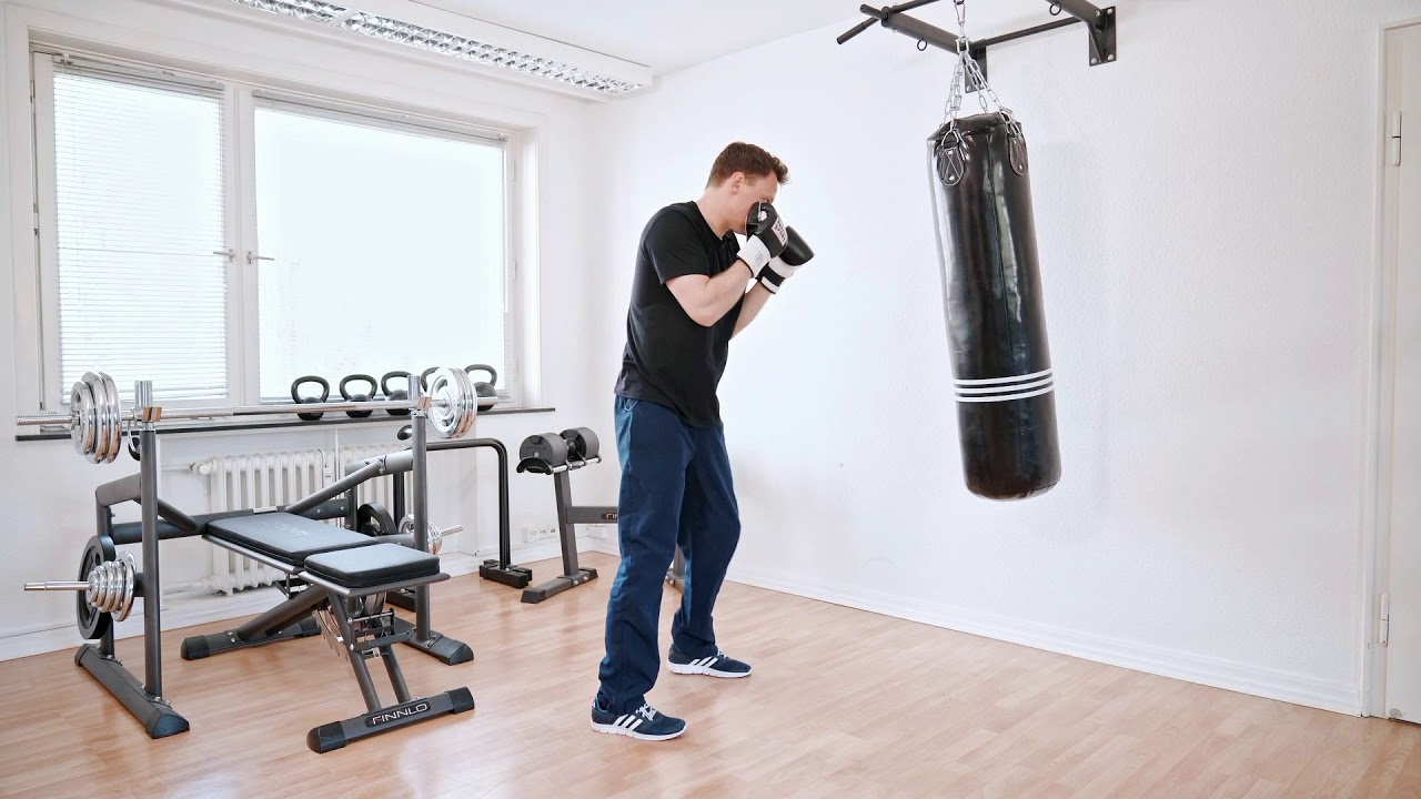 Boxtraining am Sandsack Basics - 2er Kombinationen
