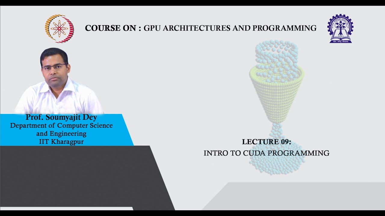Lecture 09: Intro to CUDA programming