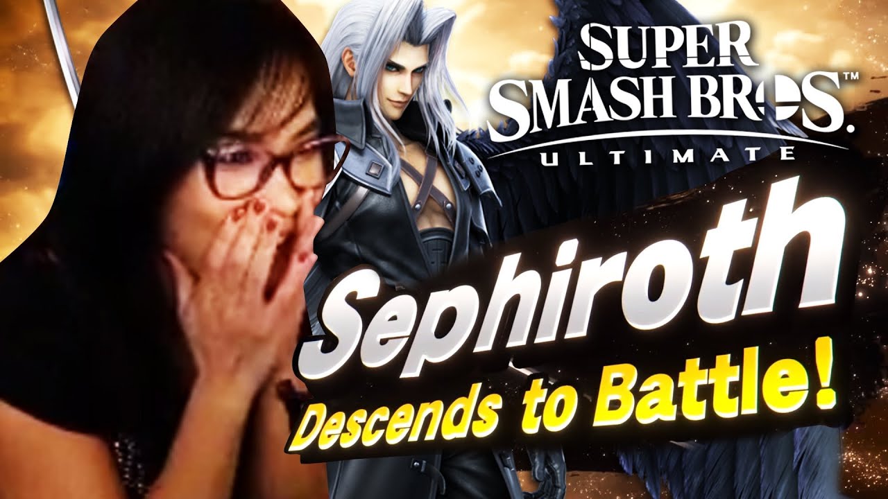 Ma réaction en Live - Sephiroth dans Smash !!!!!