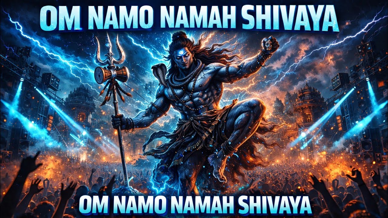 🔱 OM NAMO NAMAH SHIVAYA 🔥 Full Energetic DJ Bhajan | Har Har Mahadev |