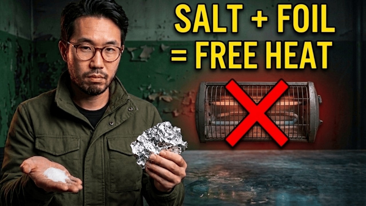 Salt + Aluminum Foil = Free Heat Forever - Can’t Patent It. Now Illegal in 23 States.