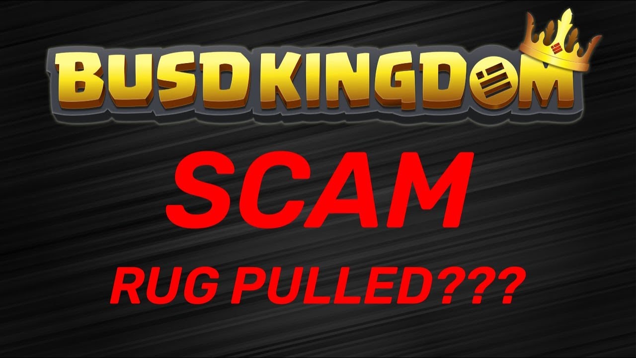BNB KINGDOM AND BUSD KINGDOM RUG PULLED? YES ITS A SCAM, CAN YOU WITHDRAW YOUR FUNDS? NO.