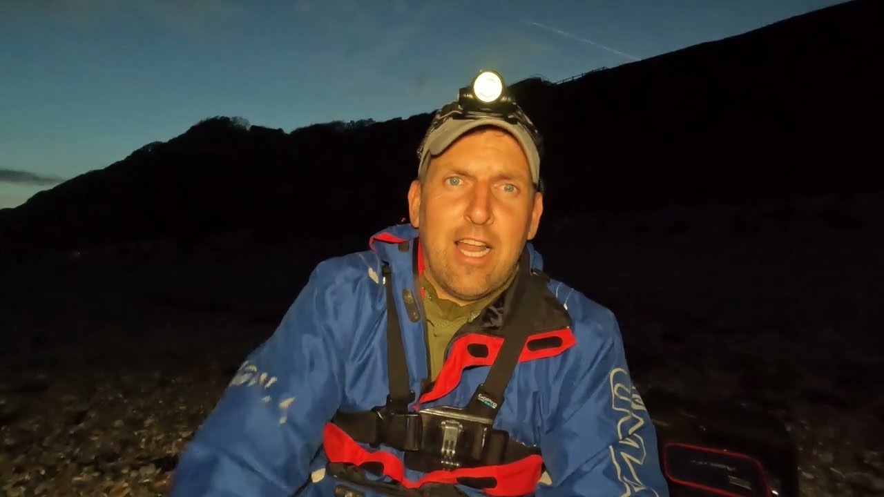 Sea Fishing UK | A night Fishing Session at Branscombe Beach, Devon