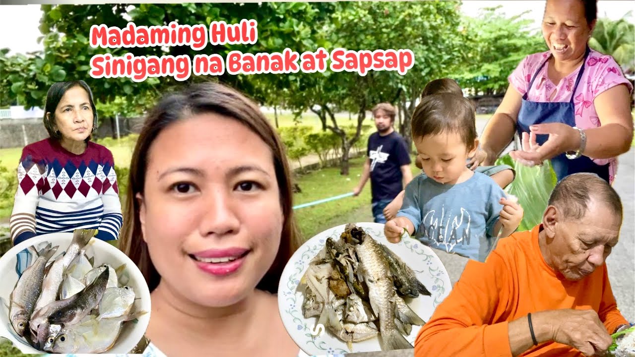 Madaming huling isda galing palaisdaan | Nag sinigang ako ng Banak at Sapsap | Nasarapan si Tomas 