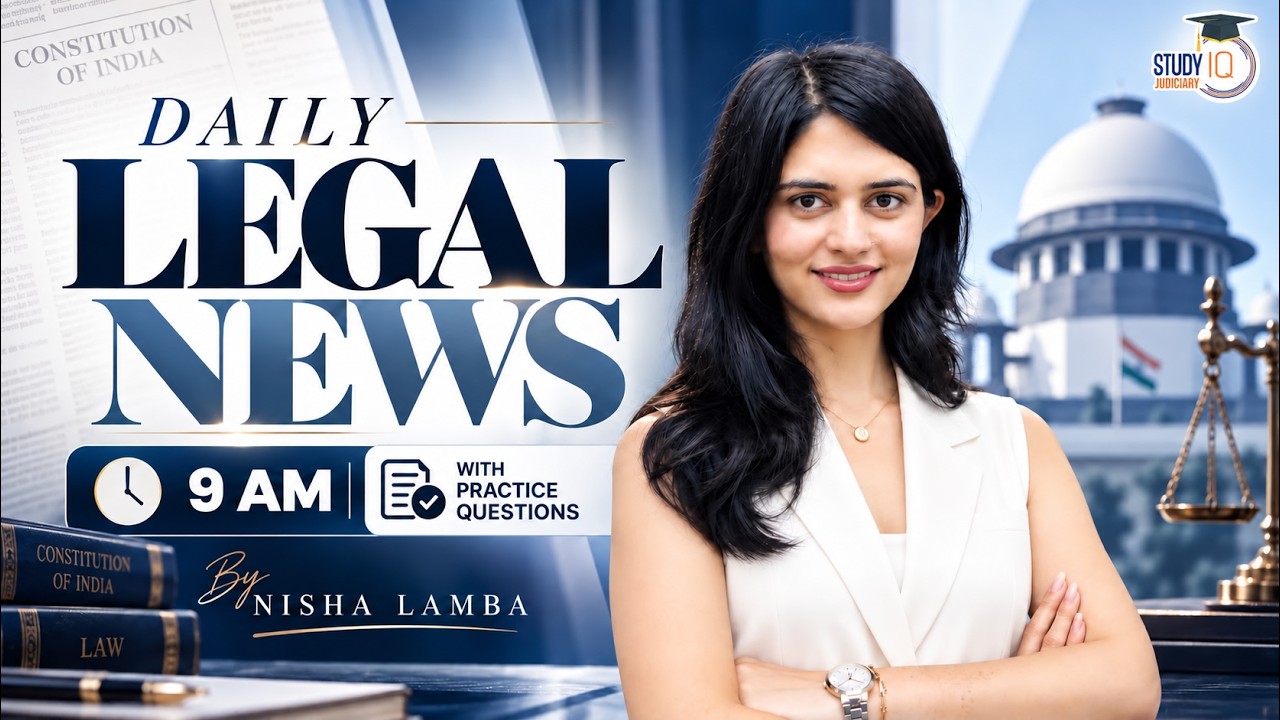 Legal Current Affairs 2026 | 21 October Supreme Court Judgments | Studyiq Judiciary