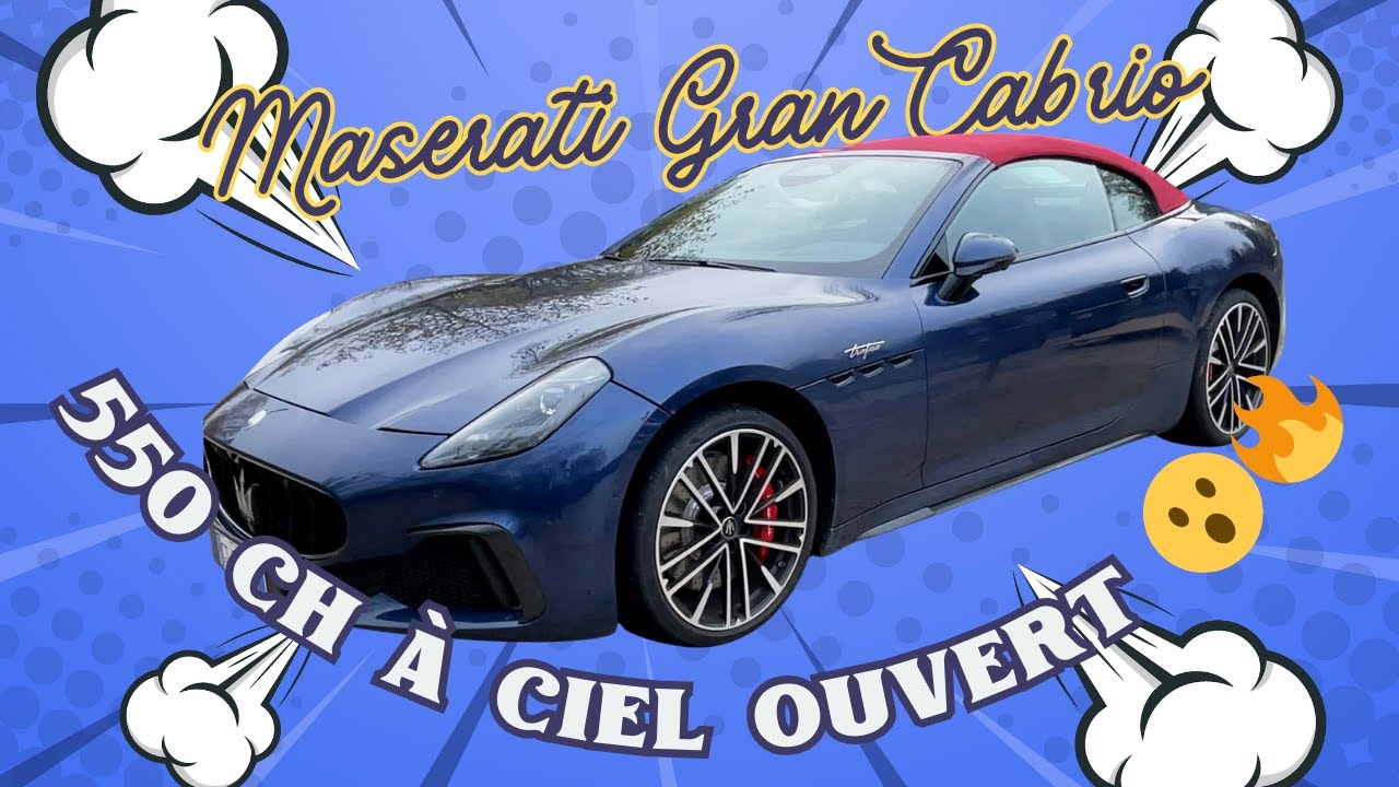 Maserati GranCabrio Trofeo : luxe italien, V6 biturbo et sensations à ciel ouvert 🇮🇹🔥