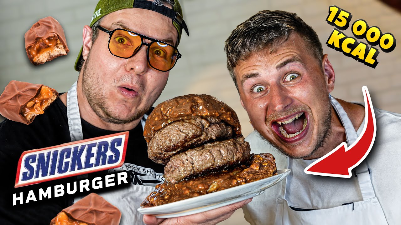 Hamburger ze SNICKERS - Totální Prasárna | Levné vaření