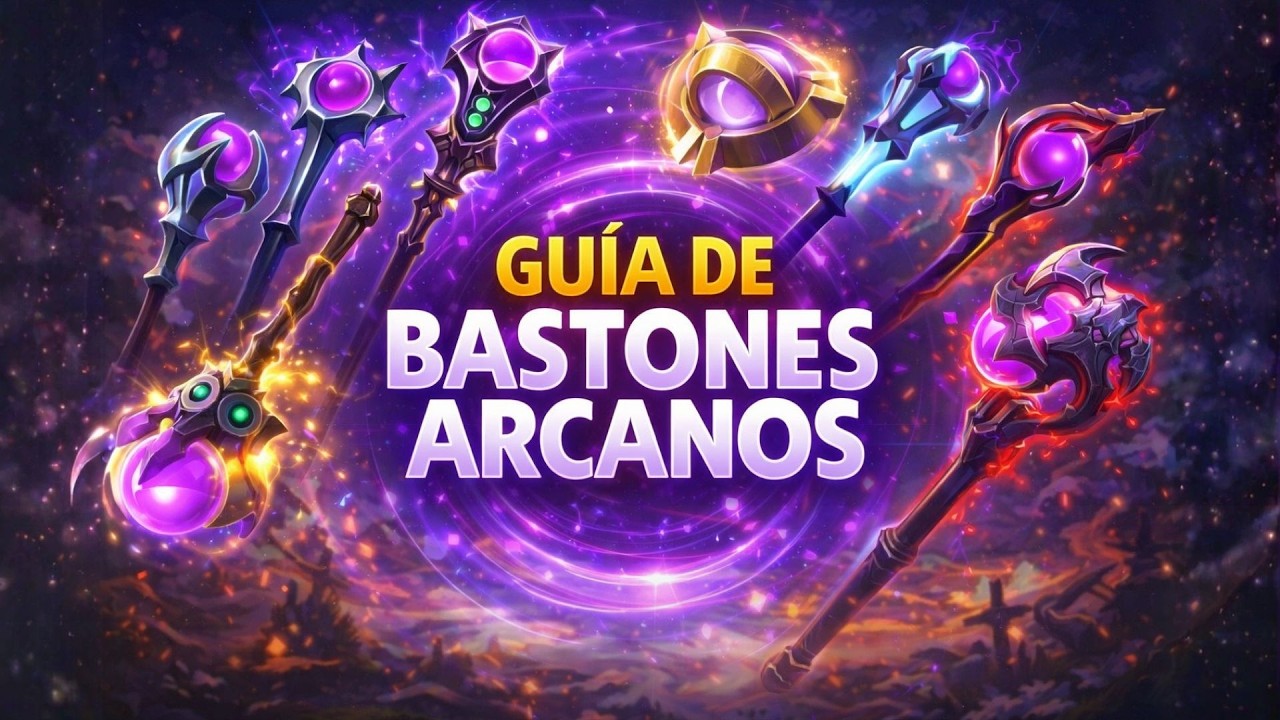 🔥 GUÍA DEFINITIVA de Bastones Arcanos | Albion Online 2026