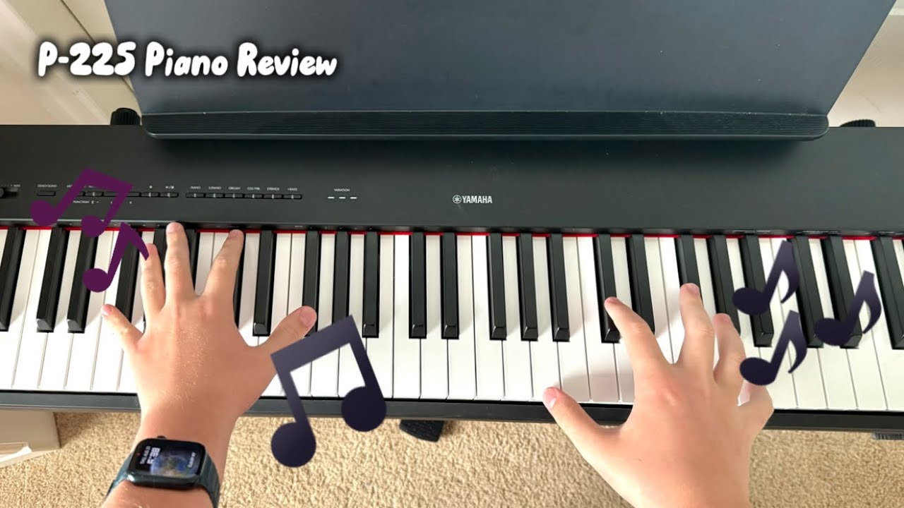 Reviewing the P-225 Yamaha Digital Piano! MEGALOVANIA OVERLOAD!!!