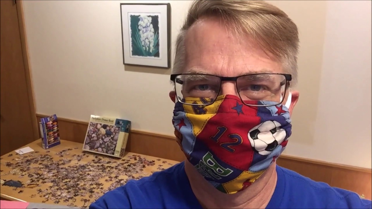 How to sew the CDC design fabric face mask - DIY